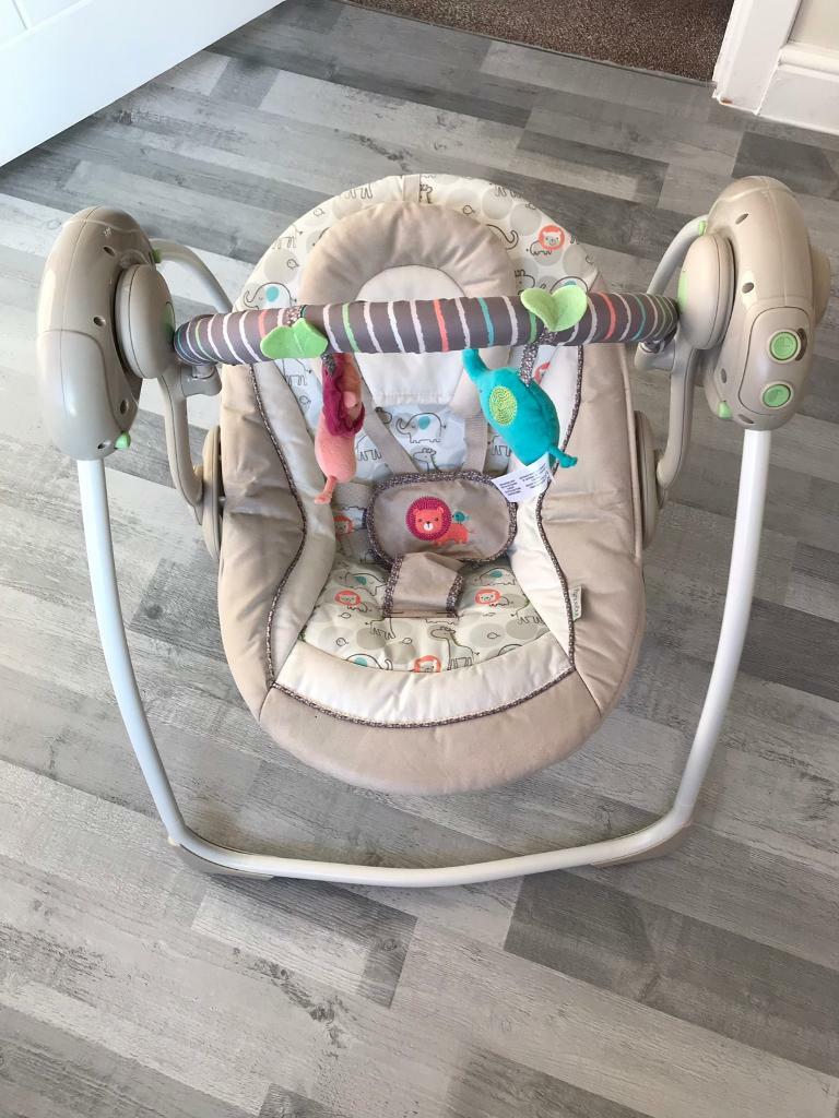 argos baby swinging chair